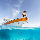 Young Marine Rope Ladder for Inflatable Boat, Kayak, Motorboat, Canoeing (4 Step) Boat Rope Ladder, Foldable Assist Boarding Outdoor Climbing Rope Ladder for Inflatable Boat