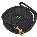 Horse Lead Rope, Double Braided Nylon Horse Lead Line, Lead Rope for Horses with Quick Halter Attachment, Soft Comfort Grip, Barn Horse Tack for Daily Use & Showing (1/2" X 15ft)