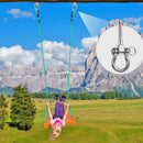 Heavy Duty 180° Swing Hangers, Stainless Steel Eye Screw Bracket,  Playground Yoga Hammock Rope Tire Web Chair Sandbag Punching Bag Porch Swing Sets (4 Pack)