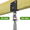 Punching Bag Hanger for Heavy Bag Beam Mount Hardware 360° Rotation Boxing Bag Ceiling Mount I-Beam Heavy Bag Hanger Beam Mount Hooks for Hanging Heavy Punching Bags