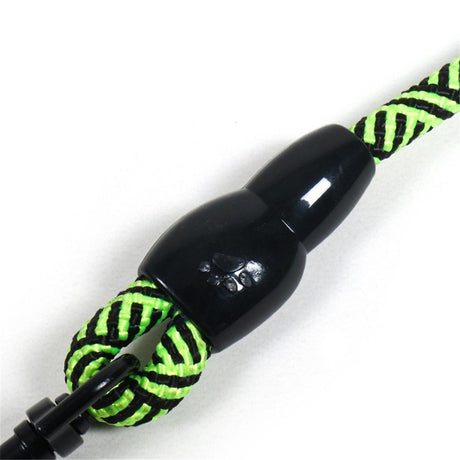 3 Dog Leash No Tangle, Heavy Duty Splitter Coupler, Reflective Strong Triple Multi Way Lead Split, Soft Padded Handle, for Walking Three Medium Large Dogs That Pull - Green
