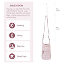 Water Bottle Holder Crossbody Bags for Women for Walking, Hiking, Cycling（pink）Tumbler with Handle, Cup Holder Pouch w/Adjustable Strap