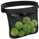 2pcs Adjustable tennis belt holder, waist bag, mesh hip bag holder, can hold 8 tennis or table tennis bags, golf bag（black）