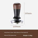 58mm espresso pot, stainless steel corrugated base coffee pot, spring-loaded espresso pot, and walnut wood lid