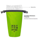 Waterproof Dry Bag, 2L - Roll Top Waterproof Pool Bag，Dry Bags for Kayaking Waterproof-/Phone Pouch,Large Waterproof Phone Pouch,（Green ）