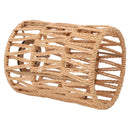 1 Pack Rattan Lamp Shade, Handwoven Natural wicker lamp shade, Boho Pendant Light Shades for Living Room, Bedroom, Kitchen - Eco-friendly & Stylish Home Decor