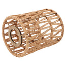 1 Pack Rattan Lamp Shade, Handwoven Natural wicker lamp shade, Boho Pendant Light Shades for Living Room, Bedroom, Kitchen - Eco-friendly & Stylish Home Decor