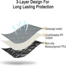 Hexagon Washable Liner for Small Animal Playpen, Portable Reusable Guinea Pig Playpen Pad Hamster Cage Pee Pad Super Absorbent Indoor Waterproof Anti-Slip for Rabbit Bunny (Grey M)