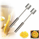 Corn Peeler for Corn on the Cob Stripper Tool, Corns Peelers Stainless Steel Splitter Tool Easy Fast Corn Remover Tool for Home Kitchen (2pcs)