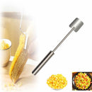 Corn Peeler for Corn on the Cob Stripper Tool, Corns Peelers Stainless Steel Splitter Tool Easy Fast Corn Remover Tool for Home Kitchen (2pcs)