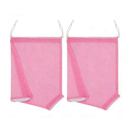 2pcs Cat Bathing Bag Anti-Bite and Anti-Scratch Cat Grooming Bag for Bathing, Nail Trimming, Medicine Taking,Adjustable Multifunctional Breathable Restraint Shower Bag(Pink)
