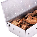 Grillaholics Smoker Box for Gas & Charcoal Grills – Large Stainless Steel Wood Chip Container for Smoking Meat – Grilling Accessories for BBQ Lovers – Grilling Gift for Men