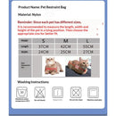 Pet Cat’s Restraint Bag for Claw Care Nail Trimming Anti-Scratching Grooming Bag for Cats Medical Examination(Blue-S)