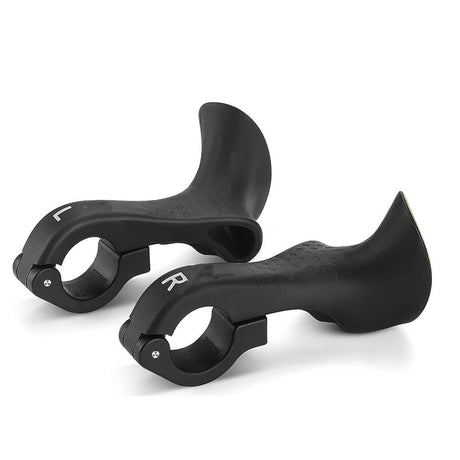 Bike Handlebar Ends Ergonomic No-Slip  Mountain Bike Road Cross-Country Bicycle Handlebar Extender Bar Ends Suitable for 21.8-22.2mm Handlebar