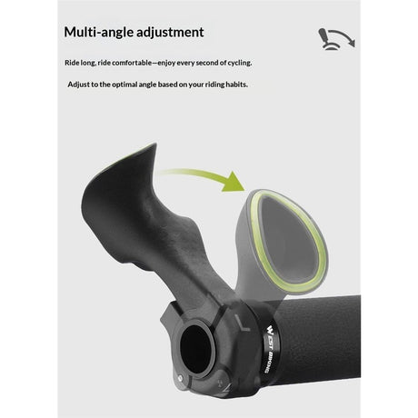 Bike Handlebar Ends Ergonomic No-Slip  Mountain Bike Road Cross-Country Bicycle Handlebar Extender Bar Ends Suitable for 21.8-22.2mm Handlebar