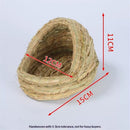 Rabbit grass bed, rabbit woven hay bed, natural handmade grass house for small pets, suitable for Totoro, guinea pigs, hedgehogs, rats（mini version）