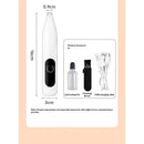 Pet Micro Precision Trimmer, Multifunctional Pet Hair Clippers for Grooming with LED Light, Low Noise Waterproof Rechargeable Pet Paw Trimmer for Pet Paws,(White)