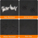 Car Boot Liner Protector - Nonslip Waterproof Pet Dog Back Seat Cover - Durable Washable Cargo Cover Mat Travel, Universal for Medium Small Car SUV (black)