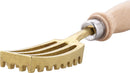 Fish Scaler Brush with Brass Serrated Sawtooth and Ergonomic Wooden Handle - Easily Remove Fish Scales Without Fuss Or Mess