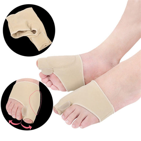 2 pair Relief Sleeve Pads & Corrector for Men & Women | Cushioned Support for Toe Alignment & Pain Relief | 2 Pair (35-40（S)）