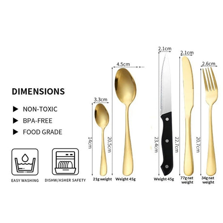 Camping Utensil Set, Camping Silverware Set for 2, Reusable Travel Cutlery with Case Include Knife Fork Spoon Dish