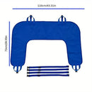 U-Shaped Positioning Sheet - Transfer Sheet for Turning and Repositioning, Multipurpose Bed Pad with Reinforced Handles, Turning Device for Elderly, Bed Patients