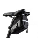 Bike Saddle Seat Bag – 1.2L Bicycle Saddle Bag Keep Bike Accessories – Bike Under Seat Pack for Essentials – Quick Release Bike Pouch – Reflective Stripes for Mountain Road Bikes