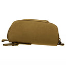 Eyeglasses Case Zipper Sunglasses Carrying Bag Nylon Men's Eyeglass Hard Box Cases with Clip,Spacious and Secure（khaki）