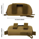 Eyeglasses Case Zipper Sunglasses Carrying Bag Nylon Men's Eyeglass Hard Box Cases with Clip,Spacious and Secure（khaki）