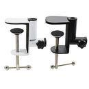 2 pack Universal Shape Table Mounting Clamp for Microphone Suspension Boom Scissor Arm Stand Holder with Adjustable Positioning Screw, Fits up to Desktop -Black