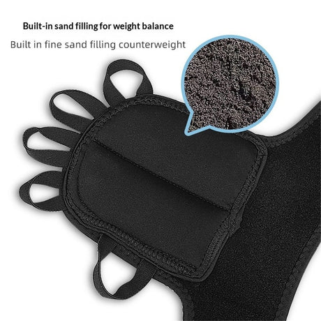 1 Pair Weighted Gloves for Tremors,Hand Weights for Fine Motor Skills,Aids to Provide Hand Stability and Improve Hand Dexterity,Writing Weights & Hand strengthening Tool(Black)