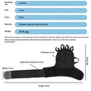 1 Pair Weighted Gloves for Tremors,Hand Weights for Fine Motor Skills,Aids to Provide Hand Stability and Improve Hand Dexterity,Writing Weights & Hand strengthening Tool(Black)