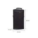 2 Bottle Leakproof Insulated Wine Tote Carrier Bag - Padded Cooler for Travel, Restaurants, Tasting, Parties, Great Gift for Wine Lovers (Only storage bag)