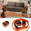Moving Straps 2-Person Lifting and Moving System Adjustable Shoulder Lifting Carrying and Moving Straps Easily Move Lift Carry Secure Furniture Heavy Objects Orange