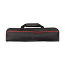 5 Pocket Chef Knife Case Roll Bag Bi-Fold (Black) Lightweight - Durable double-layer Oxford fabric – Perfect for the Busy Traveling Chef