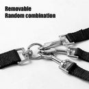 Nylon Weave Three Heads One Drag Three Dog Leash Square Round Rope Pet Traction Belt Dog Chain Strong Safety Lead