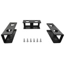 Under Desk Laptop Mount, Metal Under Desk Shelf Holder for Laptop, Mac mini, MacBook, Keyboard with Anti-Scratch Silicone (Black)