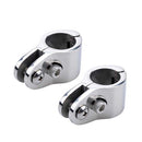 Top Fittings,Top Rail Mounts Jaw Slide,Eye End Caps External Stainless Steel 1 Pair Boat  Top Hinged Jaw Slide Rail Mount 316 Stainless Steel Marine Hardware