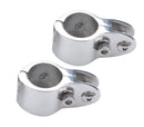 Top Fittings,Top Rail Mounts Jaw Slide,Eye End Caps External Stainless Steel 1 Pair Boat  Top Hinged Jaw Slide Rail Mount 316 Stainless Steel Marine Hardware