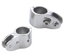 Top Fittings,Top Rail Mounts Jaw Slide,Eye End Caps External Stainless Steel 1 Pair Boat  Top Hinged Jaw Slide Rail Mount 316 Stainless Steel Marine Hardware