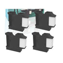 Boat Fender Hanger, Boat Rail and Cleat Fender Clips, Quick Connect and Release Fender Lines, Boat Bumper Adjuster 4pcs