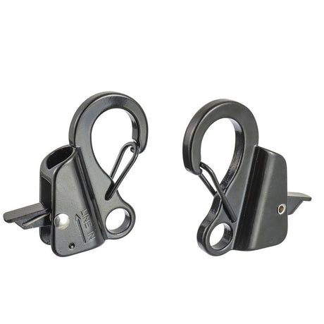 4pcs Stainless Steel Boat Fender Clips Quick Release Clips Boat Bumper Buoy Holders for Rail, Clamp on 5/8