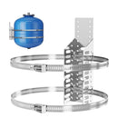 Universal Expansion Tank Water Heater Wall Mounting Bracket, Stainless Steel Diameter Pole Holder Brackets, Water Heater Earthquake Straps for Nitrogen Tank,Propane Tank