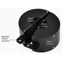Metal Gate Valve Locking Device with Lock - Gas Valve Locks, Water Spigot Lock,Dia Valve Handles, Prevent Water Theft, Unauthorized Water Use (Black)