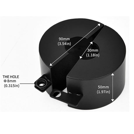 Metal Gate Valve Locking Device with Lock - Gas Valve Locks, Water Spigot Lock,Dia Valve Handles, Prevent Water Theft, Unauthorized Water Use (Black)