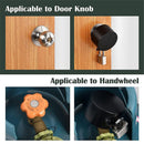 Metal Gate Valve Locking Device with Lock - Gas Valve Locks, Water Spigot Lock,Dia Valve Handles, Prevent Water Theft, Unauthorized Water Use (Black)