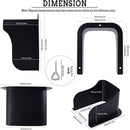 Ring Doorbell Cover Weatherproof, Large Metal Ring Doorbell Protector, Access Control Rain Cover, Outdoor Keypad Cover Protector, Ring Video Doorbell Waterproof Cover, Camera Doorbell Cover Black
