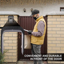 Ring Doorbell Cover Weatherproof, Large Metal Ring Doorbell Protector, Access Control Rain Cover, Outdoor Keypad Cover Protector, Ring Video Doorbell Waterproof Cover, Camera Doorbell Cover Black