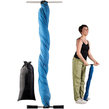 Ultra-Light Clothes Wringer – Upgraded Version with Wider Towel – Manual Hand Crank Laundry Dryer for Travel, Camping & Off-Grid Use – Compact & Eco-Friendly