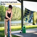 Ultra-Light Clothes Wringer – Upgraded Version with Wider Towel – Manual Hand Crank Laundry Dryer for Travel, Camping & Off-Grid Use – Compact & Eco-Friendly